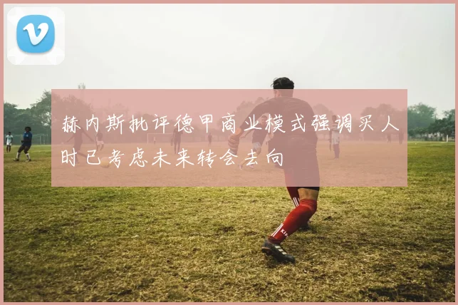 赫内斯批评德甲商业模式强调买人时已考虑未来转会去向